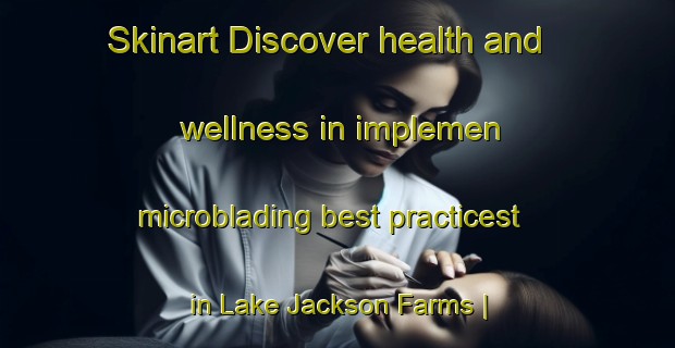 Skinart Discover health and wellness in implemen microblading best practicest in Lake Jackson Farms | MicrobladingTraining | MicrobladingClasses | SkinartTraining-United States
